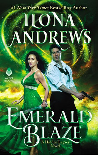 Emerald Blaze: A Hidden Legacy Novel (Hidden Legacy #5) book cover by Ilona Andrews