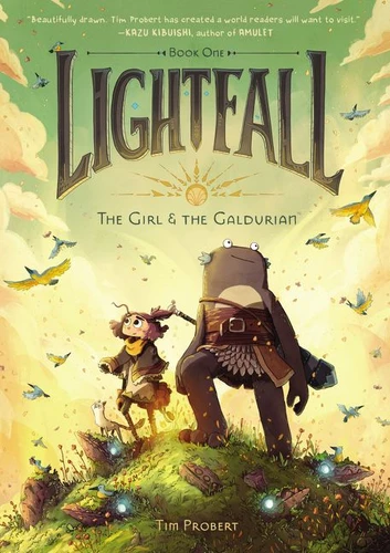 Lightfall: The Girl & the Galdurian: A Graphic Novel (Lightfall #1) book cover by Tim Probert
