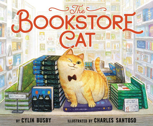 The Bookstore Cat book cover by Cylin Busby