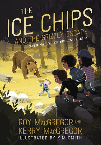 The Ice Chips and the Grizzly Escape (Ice Chips #9) book cover by Roy MacGregor, Kerry MacGregor