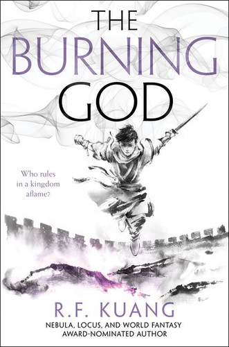 The Burning God book cover by R. F. Kuang