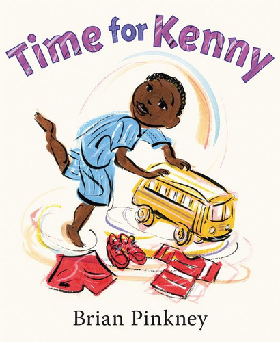 Time for Kenny book cover by Brian Pinkney