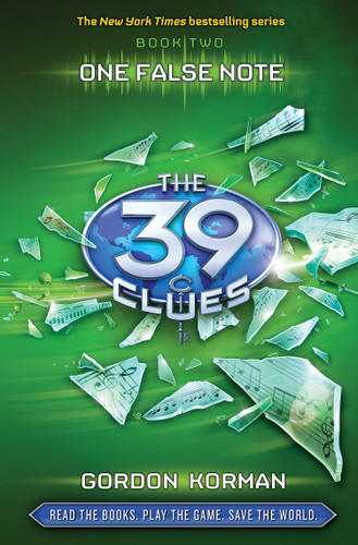 One False Note (The 39 Clues, Book 2) (The 39 Clues) book cover by Gordon Korman
