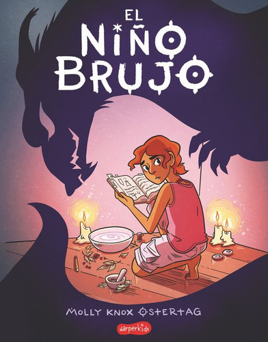 El niño brujo (The Witch Boy) book cover by Molly Knox Ostertag