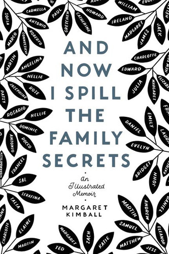 And Now I Spill the Family Secrets: An Illustrated Memoir book cover by Margaret Kimball