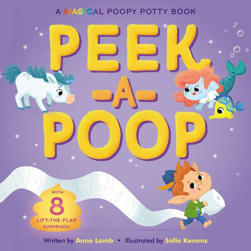 Peek-a-Poop book cover by Anne Lamb