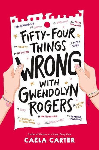 Fifty-Four Things Wrong with Gwendolyn Rogers book cover by Caela Carter