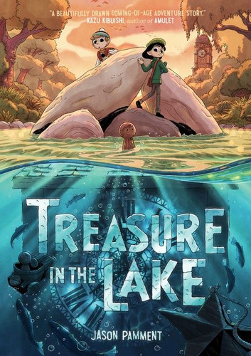 Treasure in the Lake: A Graphic Novel book cover by Jason Pamment