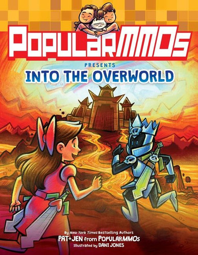 PopularMMOs Presents Into the Overworld: A Graphic Novel (PopularMMOs #7) book cover by PopularMMOs