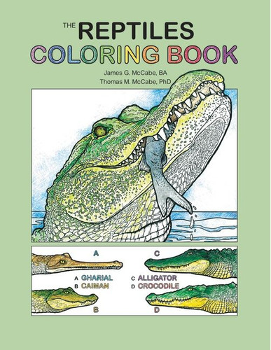 The Reptiles Coloring Book: A Coloring Book (Coloring Concepts) book cover by Coloring Concepts Inc.