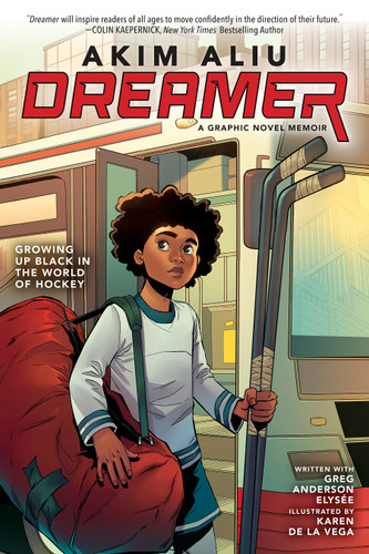 Akim Aliu: Dreamer (Original Graphic Memoir) book cover by Akim Aliu, Greg Anderson Elysée