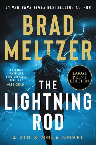The Lightning Rod: A Zig & Nola Novel (Escape Artist #2) book cover by Brad Meltzer