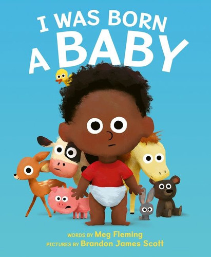 I Was Born a Baby book cover by Meg Fleming