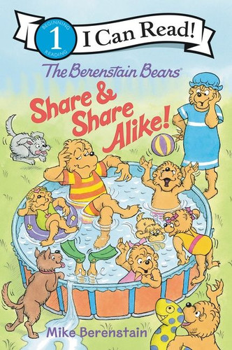The Berenstain Bears Share and Share Alike! (I Can Read Level 1) book cover by Mike Berenstain