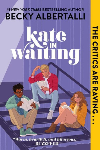 Kate in Waiting book cover by Becky Albertalli