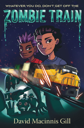 Zombie Train book cover by David Macinnis Gill