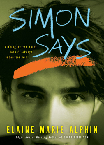 Simon Says book cover by Elaine Marie Alphin