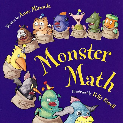 Monster Math book cover by Anne Miranda