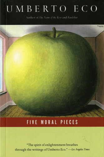 Five Moral Pieces book cover by Umberto Eco
