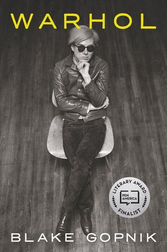 Warhol book cover by Blake Gopnik