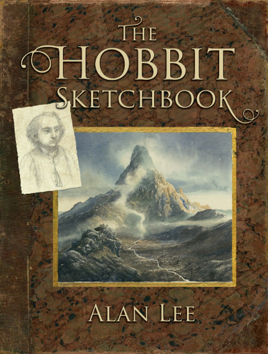 The Hobbit Sketchbook book cover by Alan Lee
