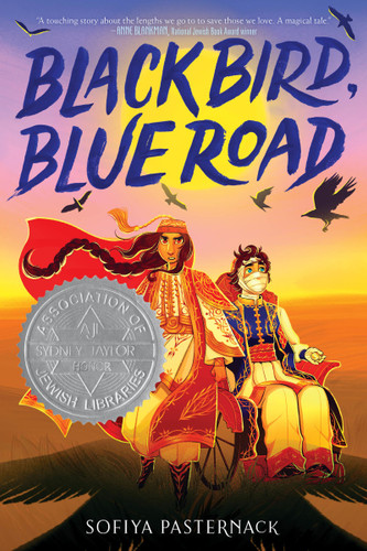 Black Bird, Blue Road book cover by Sofiya Pasternack