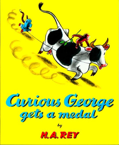 Curious George Gets a Medal (Curious George) book cover by H. A. Rey, Margret Rey
