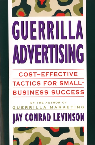 Guerrilla Advertising book cover by Jay Conrad Levinson
