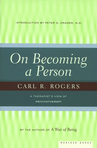 On Becoming A Person: A Therapist's View of Psychotherapy book cover by Carl Rogers