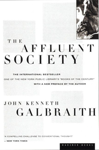 The Affluent Society book cover by John Kenneth Galbraith