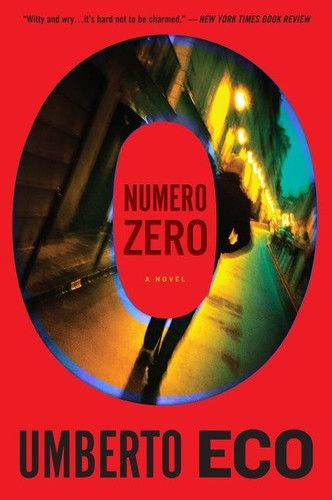 Numero Zero book cover by Umberto Eco
