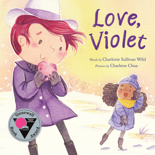 Love, Violet book cover by Charlotte Sullivan Wild