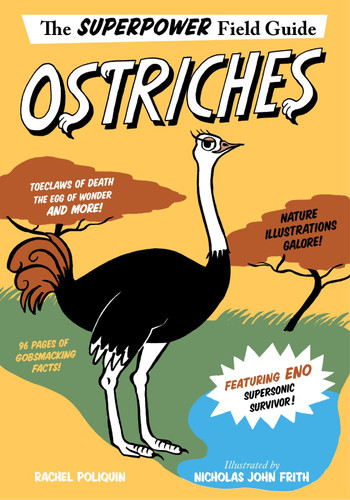 Ostriches (Superpower Field Guide) book cover by Rachel Poliquin