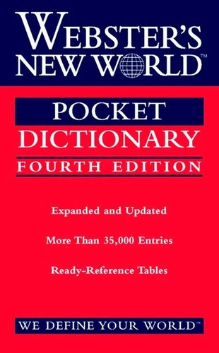 Webster's New World Pocket Dictionary book cover by Editors of Webster's New World Coll