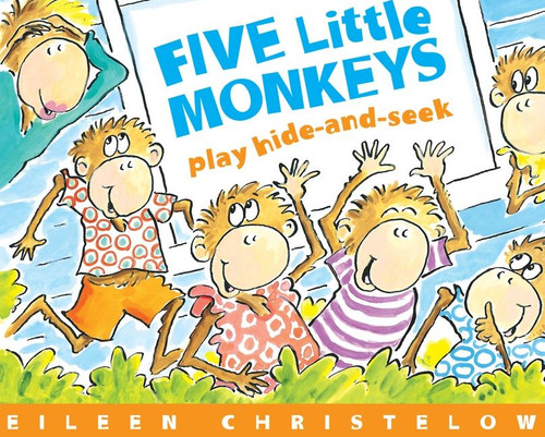 Five Little Monkeys Play Hide and Seek book cover by Eileen Christelow