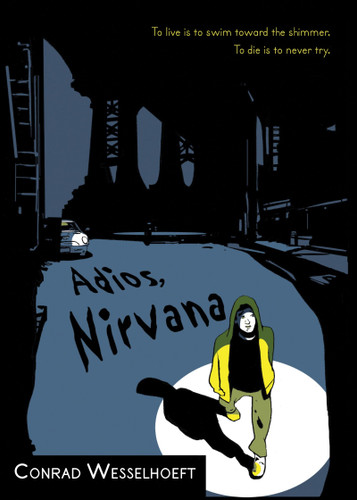 Adios, Nirvana book cover by Conrad Wesselhoeft