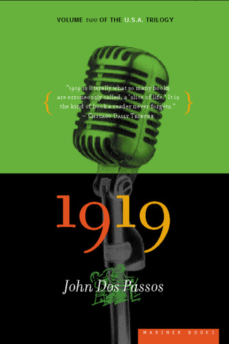 1919: Volume Two of the U.S.A. Trilogy (U.S.A. Trilogy #2) book cover by John Dos Passos