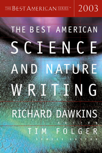 The Best American Science And Nature Writing 2003 (Best American) book cover by Richard Dawkins, Tim Folger