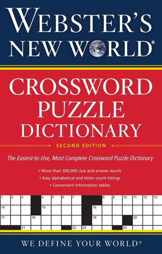 Webster’s New World® Crossword Puzzle Dictionary, 2nd Ed. book cover by Jane Shaw Whitfield, Editors of Webster's New World Coll