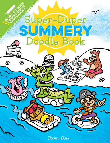 Super-Duper Summery Doodle Book (Super-Duper Doodle Books #1) book cover by Ryan Sias