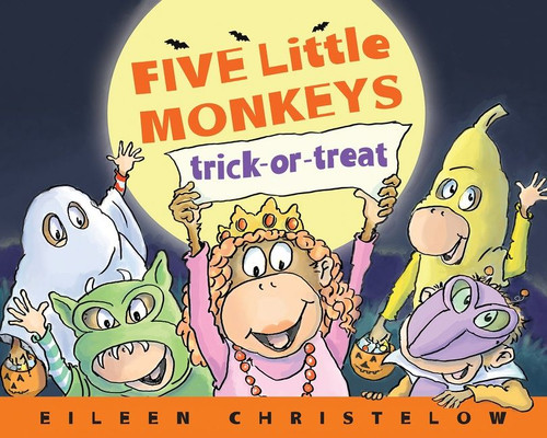 Five Little Monkeys Trick-or-Treat book cover by Eileen Christelow
