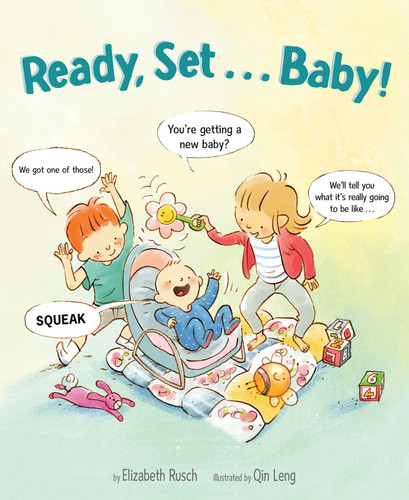 Ready, Set . . . Baby! book cover by Elizabeth Rusch
