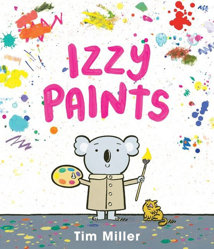 Izzy Paints book cover by Tim Miller