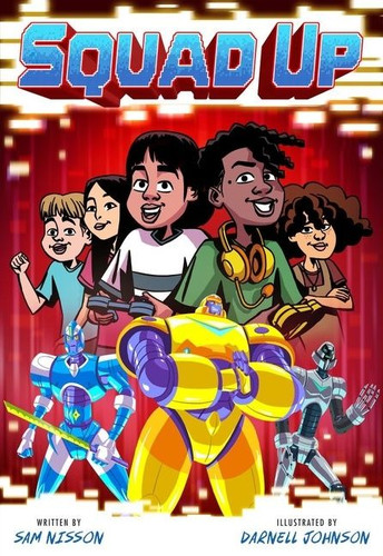 Squad Up, Power Up #2: A Graphic Novel book cover by Sam Nisson
