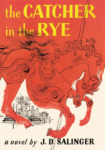 The Catcher in the Rye book cover by J. D. Salinger