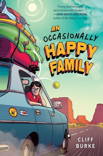 An Occasionally Happy Family book cover by Cliff Burke