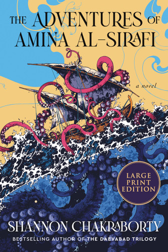 The Adventures of Amina al-Sirafi: A new fantasy series set a thousand years before The City of Brass book cover by Shannon Chakraborty