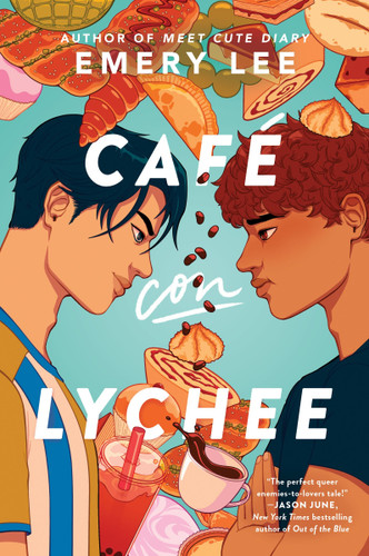 Café Con Lychee book cover by Emery Lee