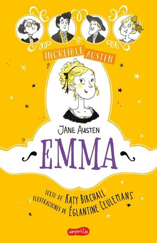 INCREÍBLE AUSTEN. Emma (Awesomely Austen. Emma) book cover by Katy Birchall