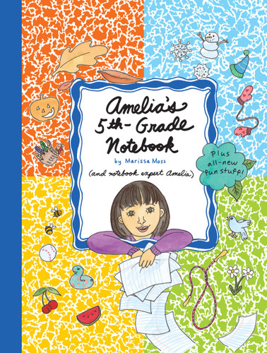 Amelia's 5th-Grade Notebook (Amelia) book cover by Marissa Moss